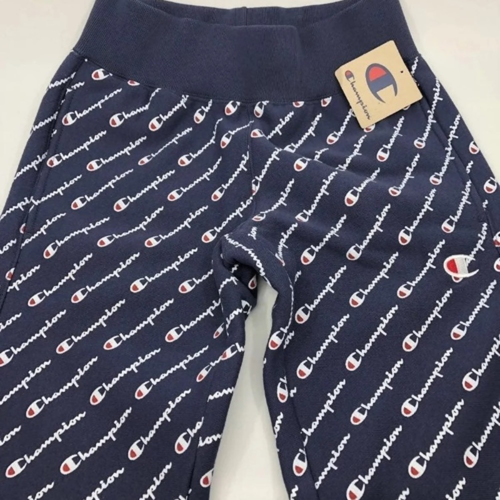 Champion Reverse Weave All Over Script Joggers - Picture 4 of 6